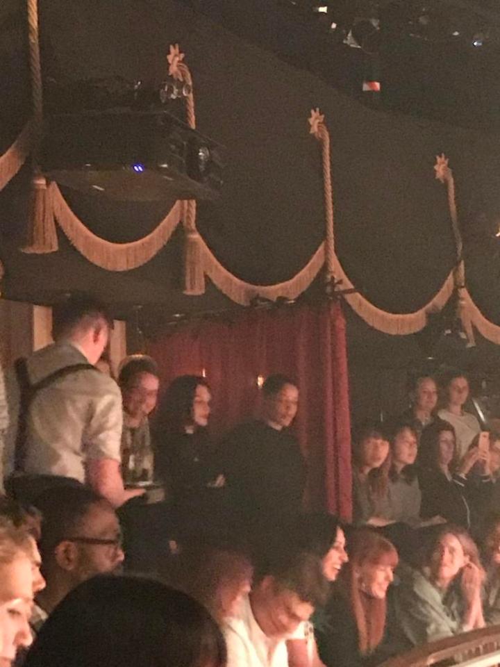  Jessie was spotted watching Channing's show from a private box before sharing a romantic dance afterwards