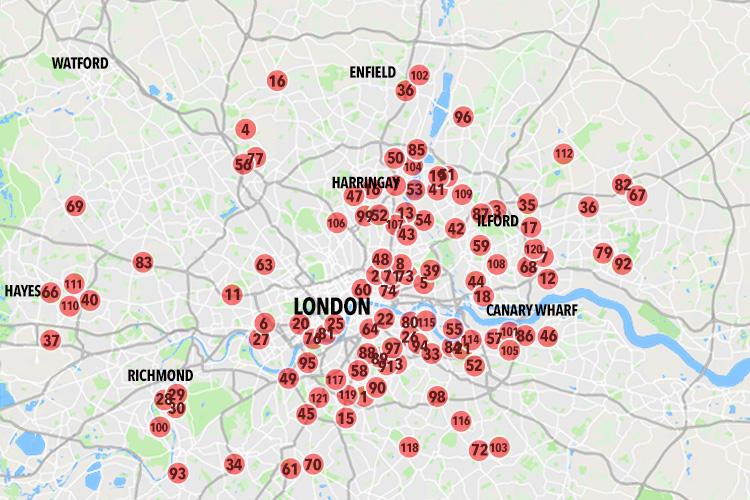  The number of murders in London this year, pictured, has already overtaken last year's figure