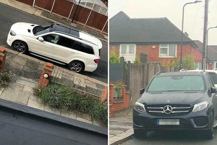 Both Mercedes SUVs were less than six months old and cost a combined £140,000