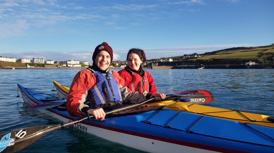  Michelle Higgins kayaking in the Isle of Man