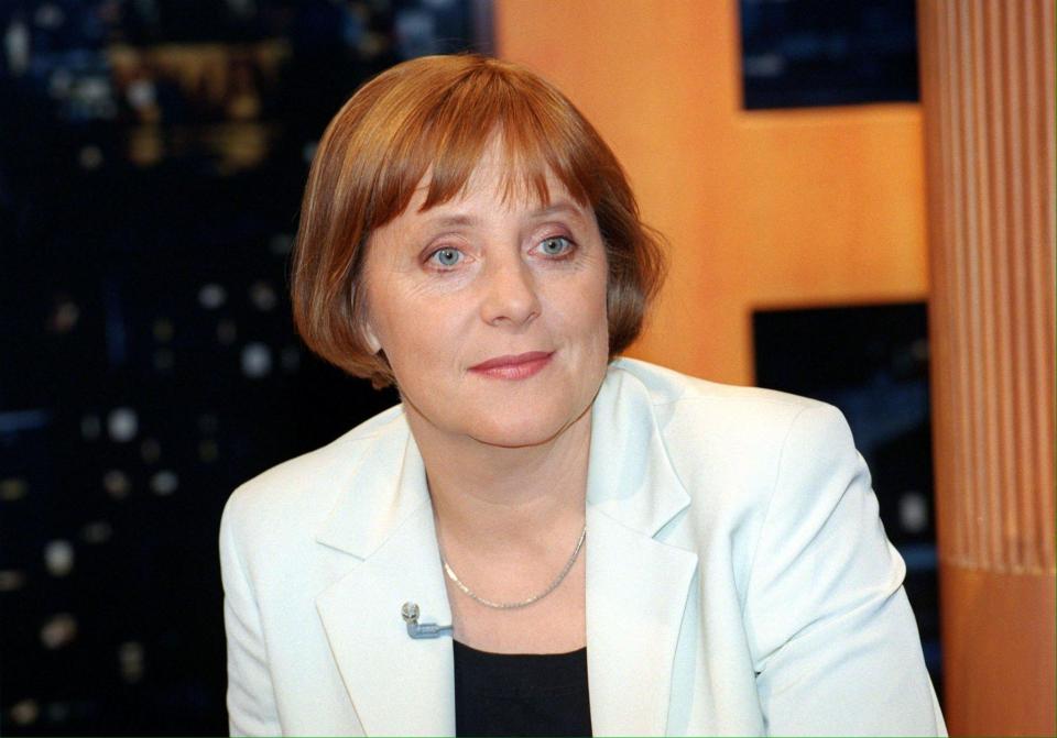  Merkel in 2000, after becoming leader of the Christian Democratic Union (CDU) party