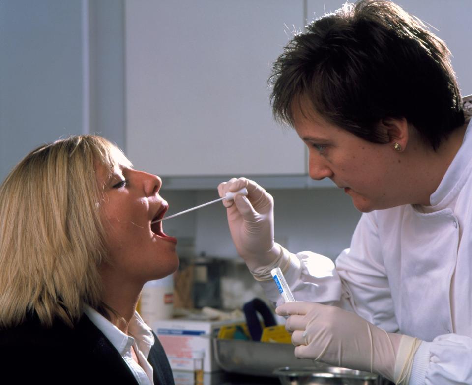  The throat swab can detect 43 strains of the virus and help A&E staff decide how to process and treat sufferers