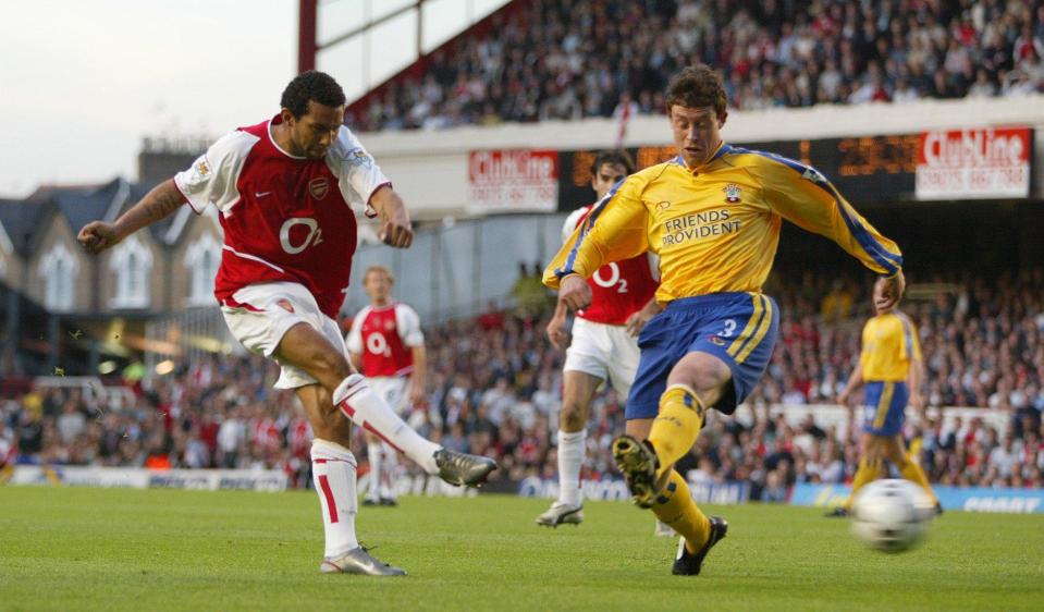  Pennant netted a hat-trick against the Saints on his full league debut for the Gunners