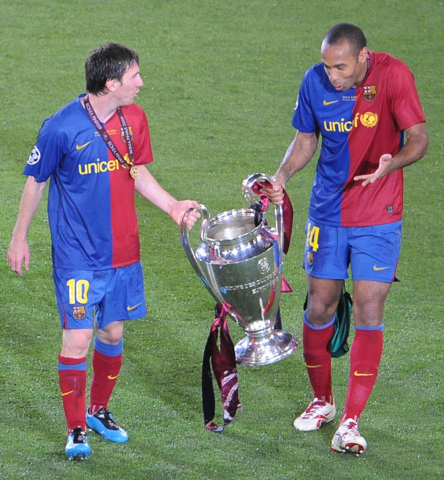 Henry and Messi had great success at Barca, but it was one goal in particular that the French ace remembers for being 'not normal'