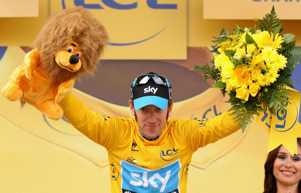  Wiggins won the Tour de France with Team Sky in 2012 but has since fallen out with Sir Dave Brailsford