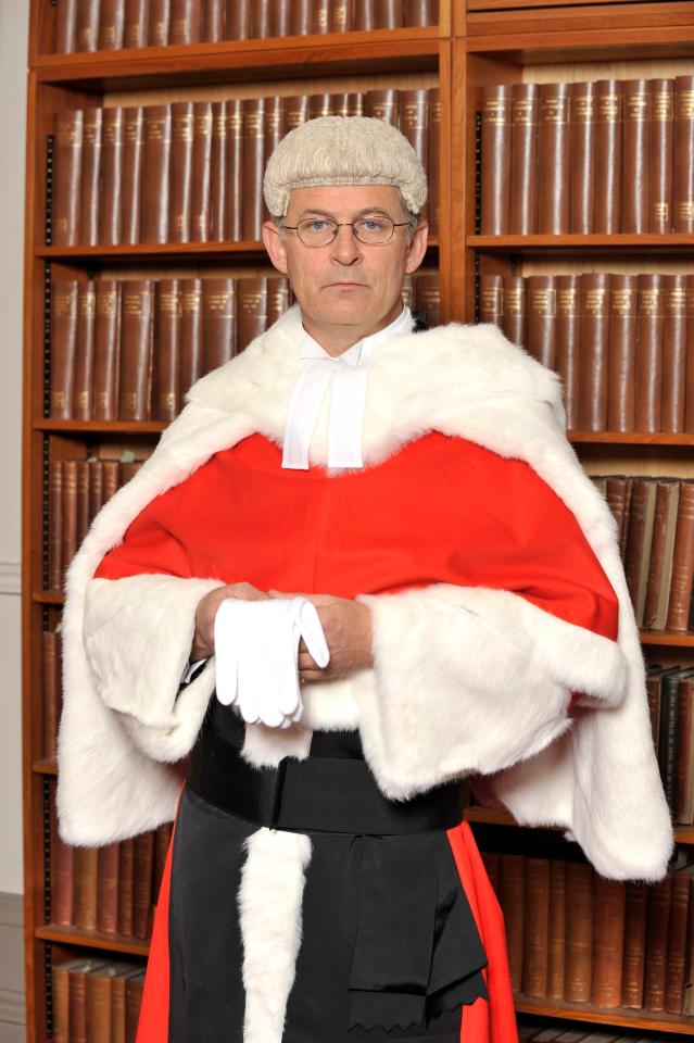  Mr Justice Mostyn, pictured, today quizzed Ant's lawyer about his client’s whereabouts