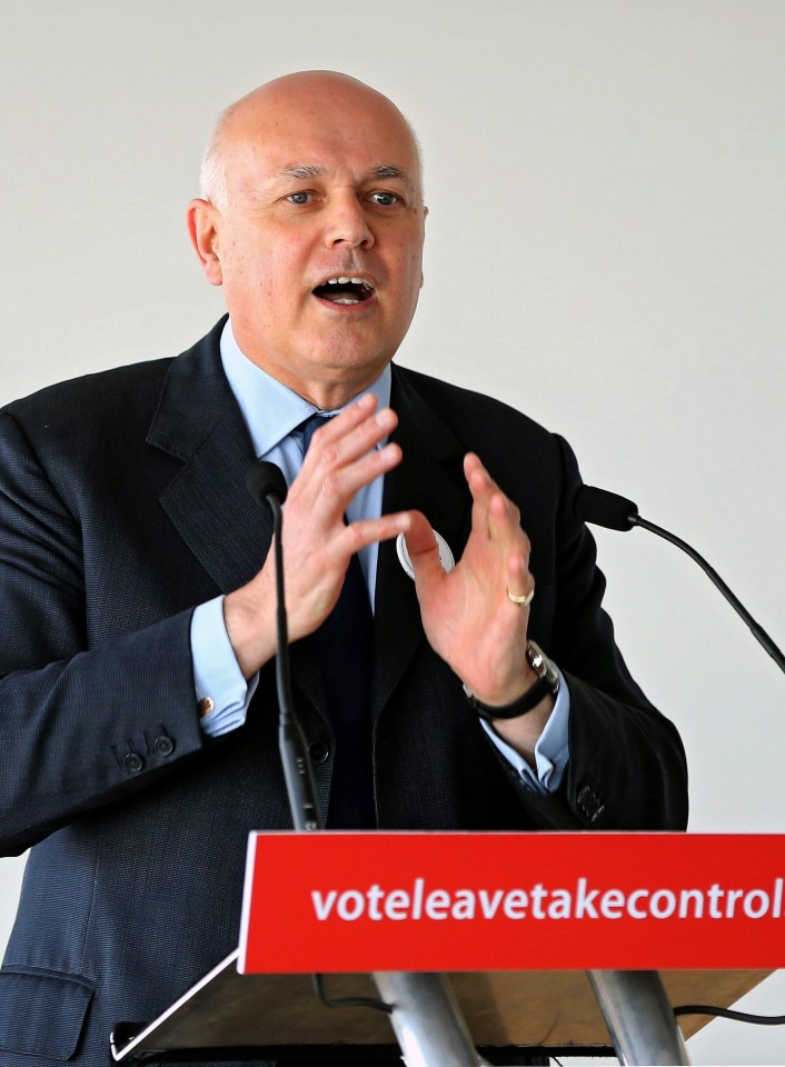 Ex-minister Iain Duncan Smith has no faith in Theresa May, likening the situation to the football saying ‘you’ve had some of your best players sent off’