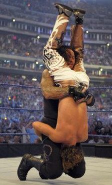  Shawn Michaels must hope he avoids this kind of treatment from the Undertaker