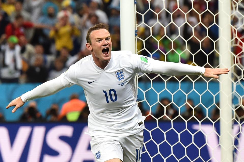  Rooney is England's all-time record goalscorer - netting on 53 occasions