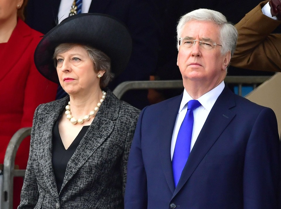 Even the PM’s loyal former Cabinet minister Sir Michael Fallon branded the deal ‘doomed’