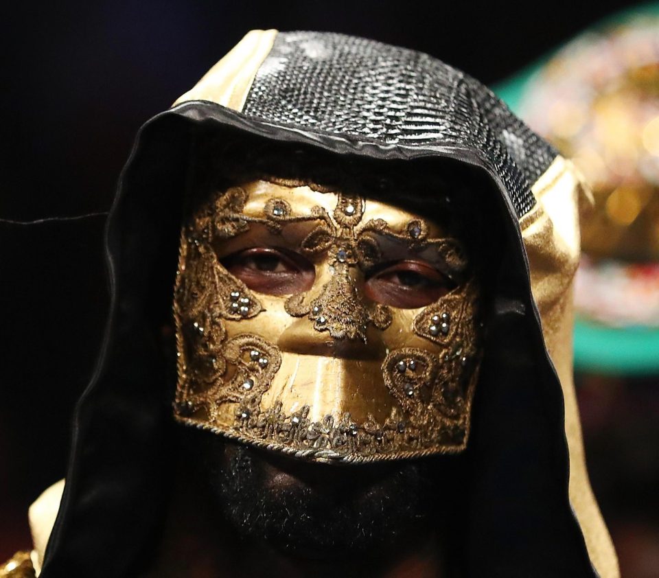 Deontay Wilder always wears a mask down to the ring, but why?