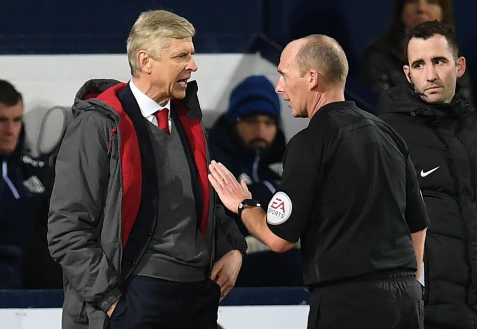  Arsenal fans are not happy Mike Dean is refereeing the North London derby