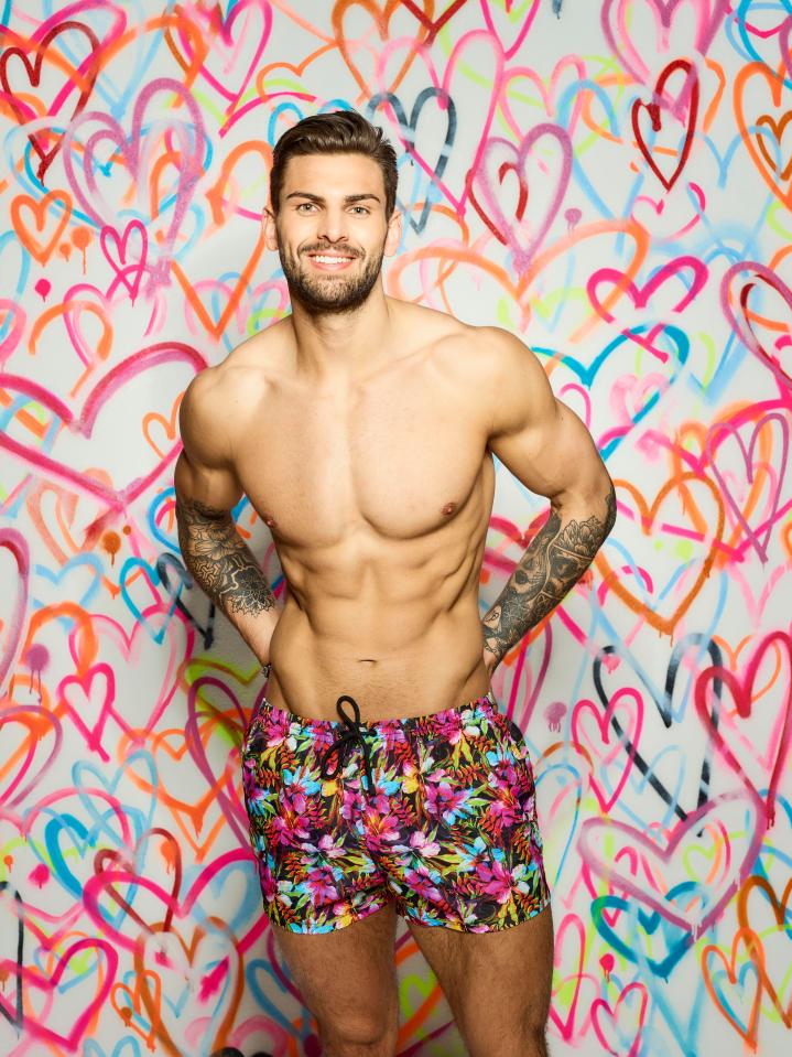  Reality TV hunks such as Adam Collard has been blamed for a rise in steroid use