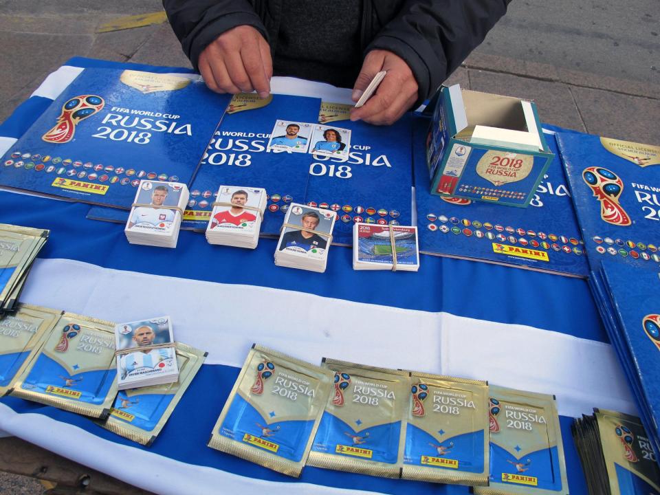  Panini stickers are all the rave during World Cup tournaments