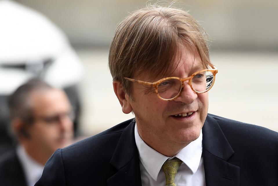  Chief Brexit Co-ordinator Guy Verhofstadt said there is no room for new talks