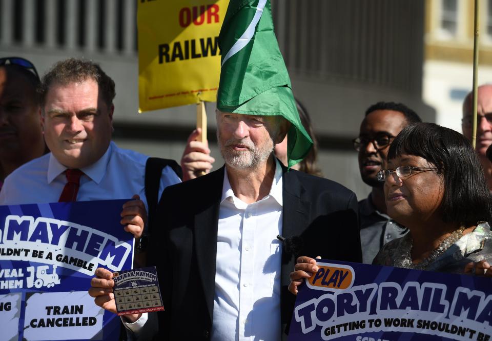  Think sadistic, politically motivated RMT strikes on steroids - after Jezza has nationalised our railways