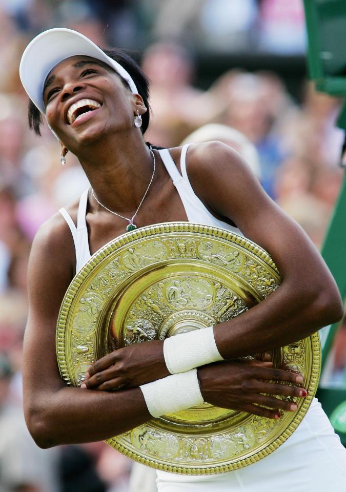  Venus has won Wimbledon five times