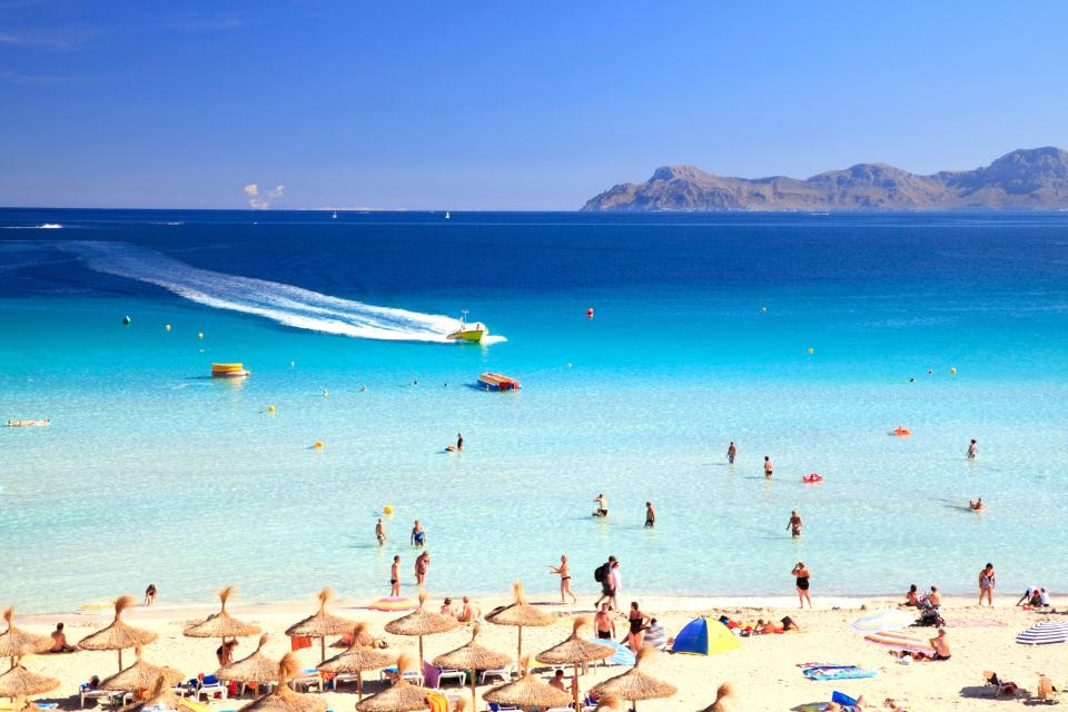  The resort of Alcudia has calm, clear waters as well as a Medieval Old Town to explore