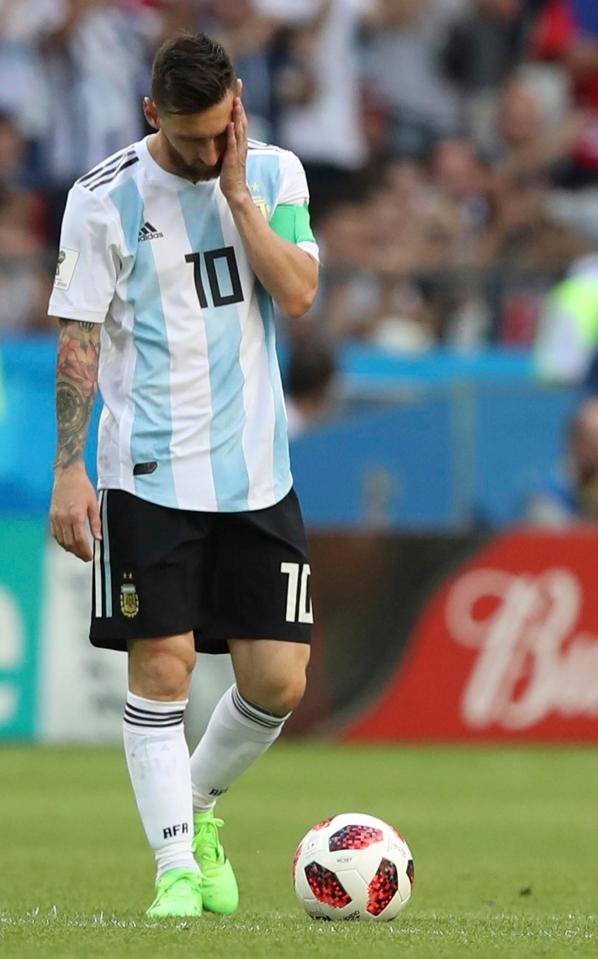  Messi has taken an indefinite leave of absence from the national team