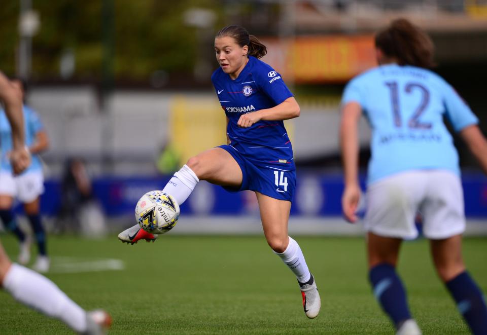  Fran Kirby scored a hat-trick against Fiorentina