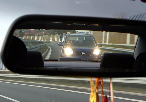 One in 10 drivers brake sharply in front of tailgaters to 'teach them a lessson'