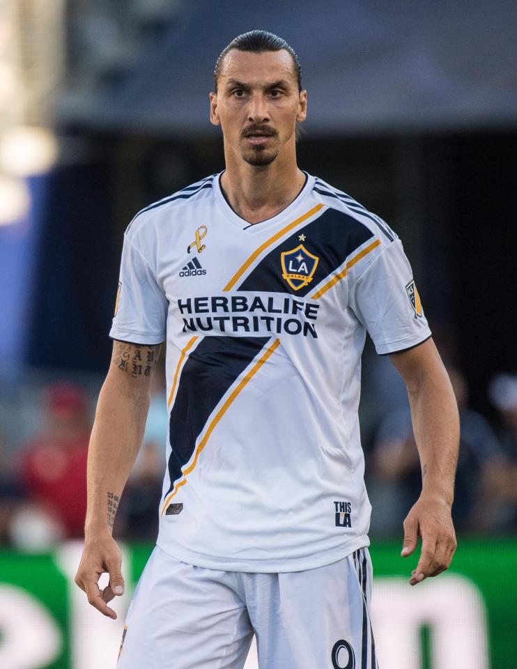 Zlatan Ibrahimovic and Paul Pogba teamed up at Old Trafford before the Swede moved to LA Galaxy