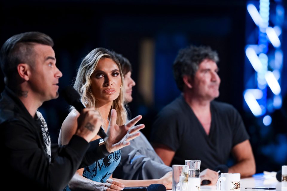  Robbie Williams and Ayda Field made their debut on The X Factor in 2018