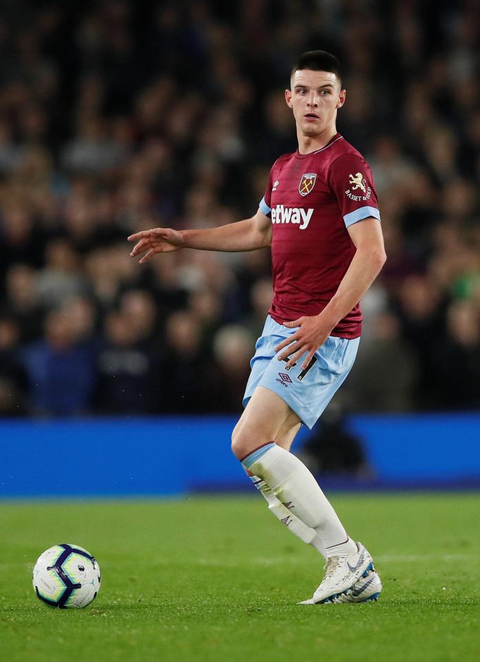 Declan Rice is yet to sign an improved deal with West Ham, and could certainly earn more elsewhere