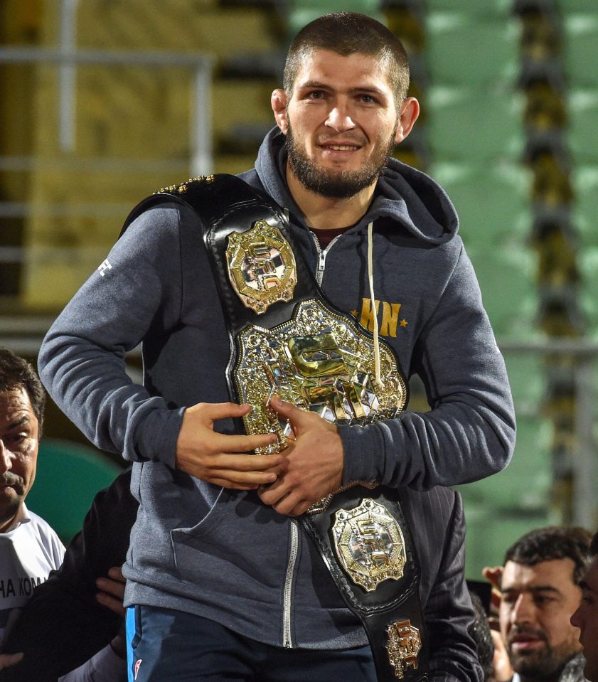  Khabib Nurmagomedov's team claim he would be too big and powerful for Floyd Mayweather, so would KO the boxing legend