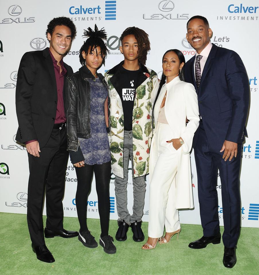  Will, who is now married to Jada Pinkett Smith, is also father to another son Jaden and daughter Willow