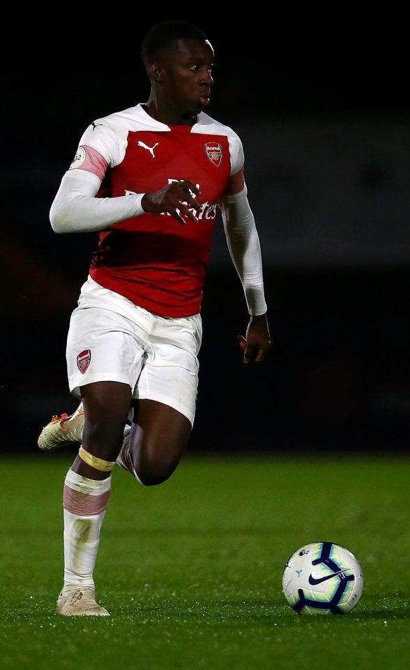 England Under-21 striker Eddie Nketiah, 19, is now the main back-up to Arsenal's frontrunners