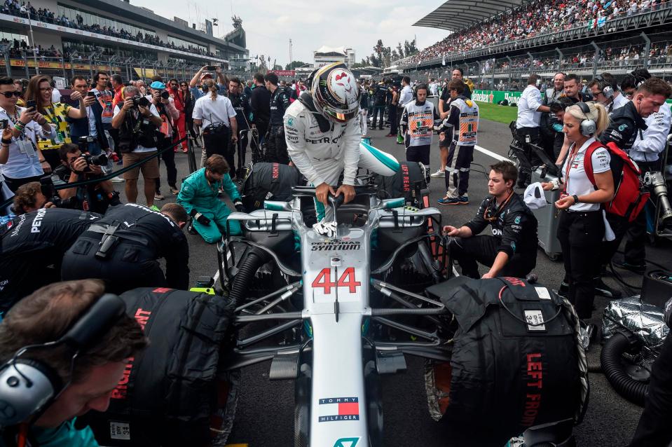  Lewis Hamilton has now set his sights on landing the constructors' championship in Brazil