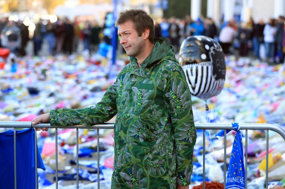  Lead singer Tom Meighan pays tribute to the Leicester owner