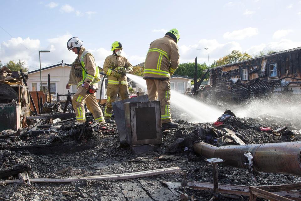  Last month the popular singer’s brother Benjamin, his wife Sharon and their four young children were lucky to be alive after their home burned to the ground