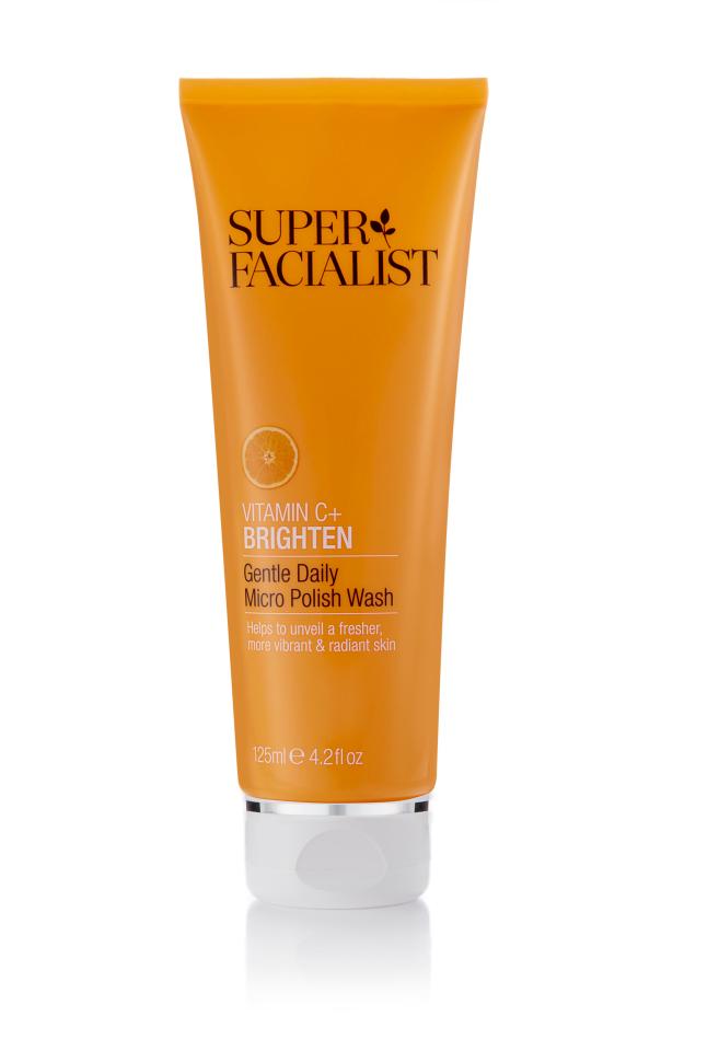  Super Facialist Vitamin C Gentle Daily Micro Polish Wash is just £7 at Sainsbury's