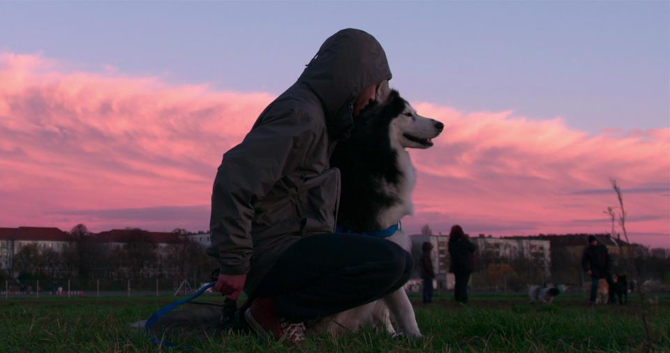  Ayham raised Zeus from a pup for two years before fleeing abroad to safety