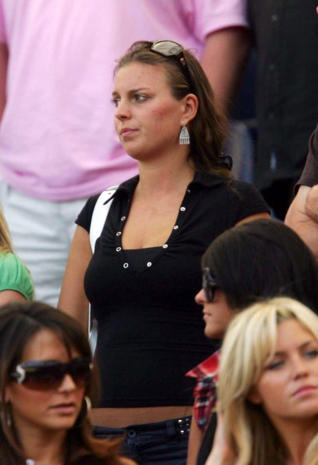  Rebecca could often be seen watching her husband from the stands