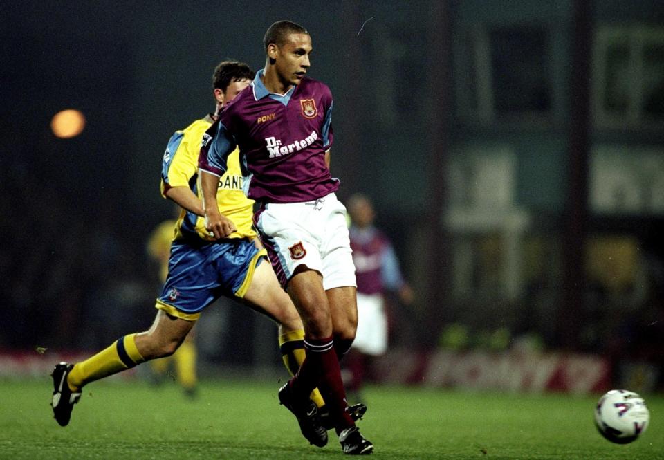  The pair met while Rio was a hot prospect at West Ham