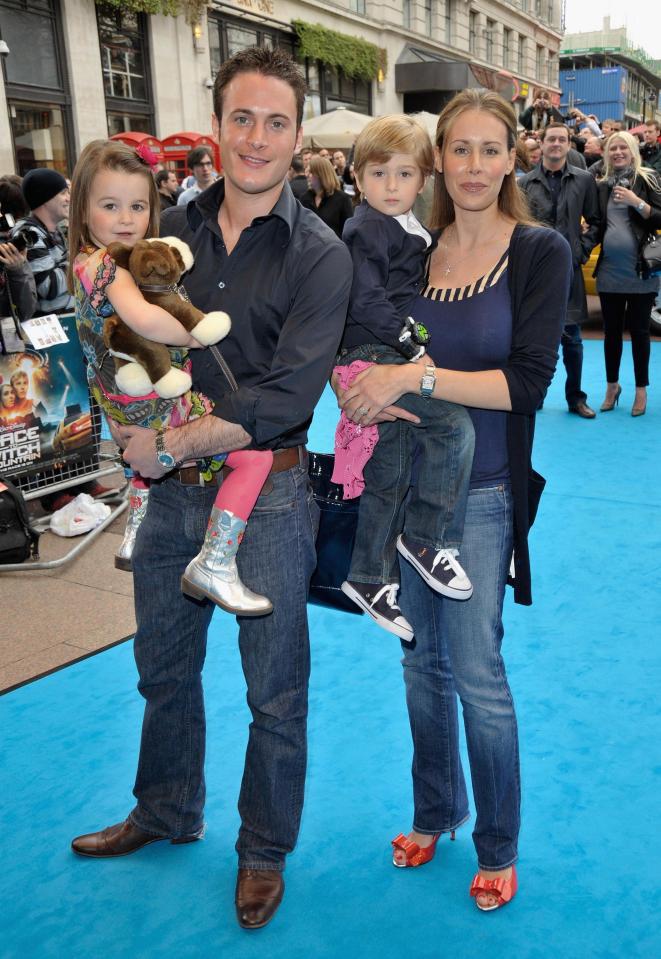  Gary and Natasha have three children together, seen here with India and Elvis in 2009