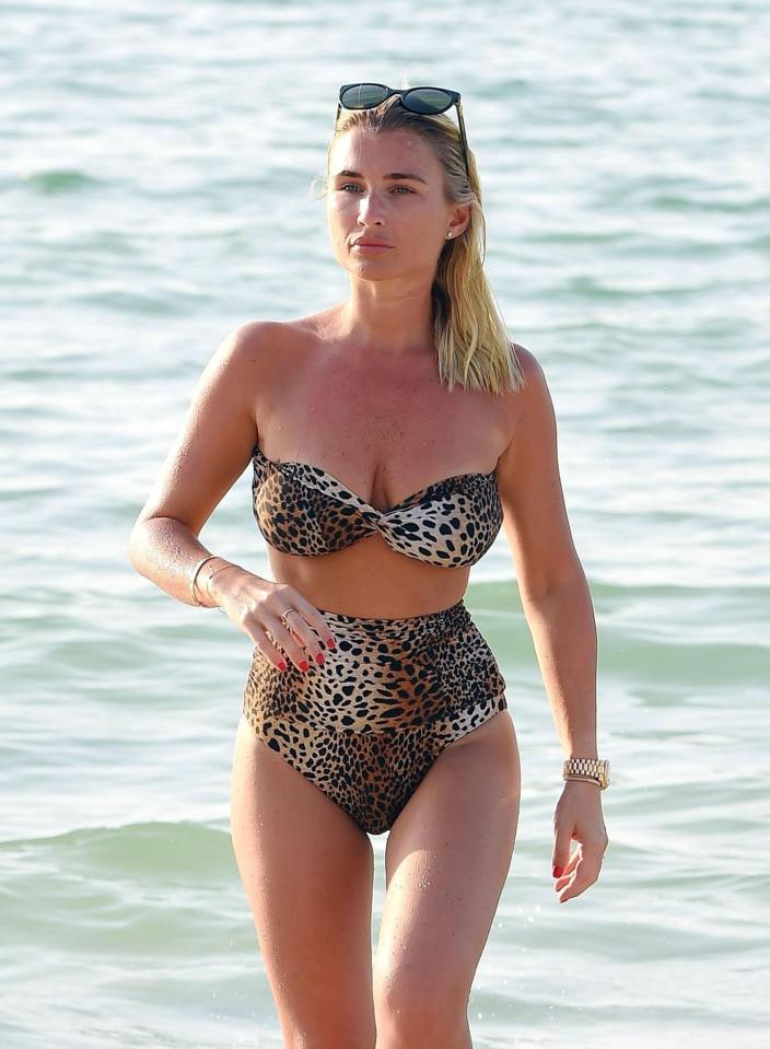  Billie recently showed off her impressive physique in Dubai