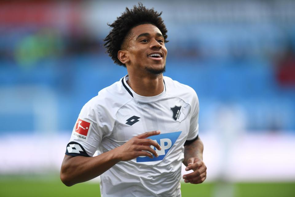  Reiss Nelson is on loan at Hoffenheim from Arsenal