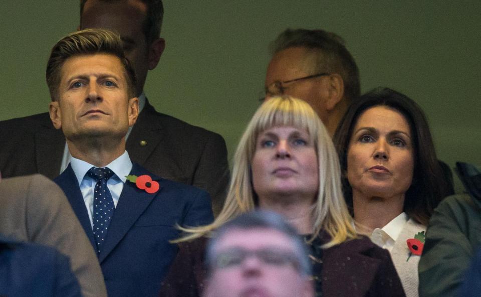  Susanna Reid went public with Steve Parish at today's Crystal Palace game