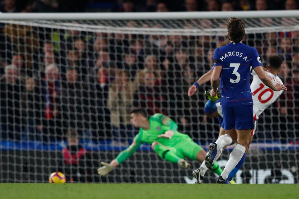  Andros Townsend's first goal of the season brought Palace back on level terms