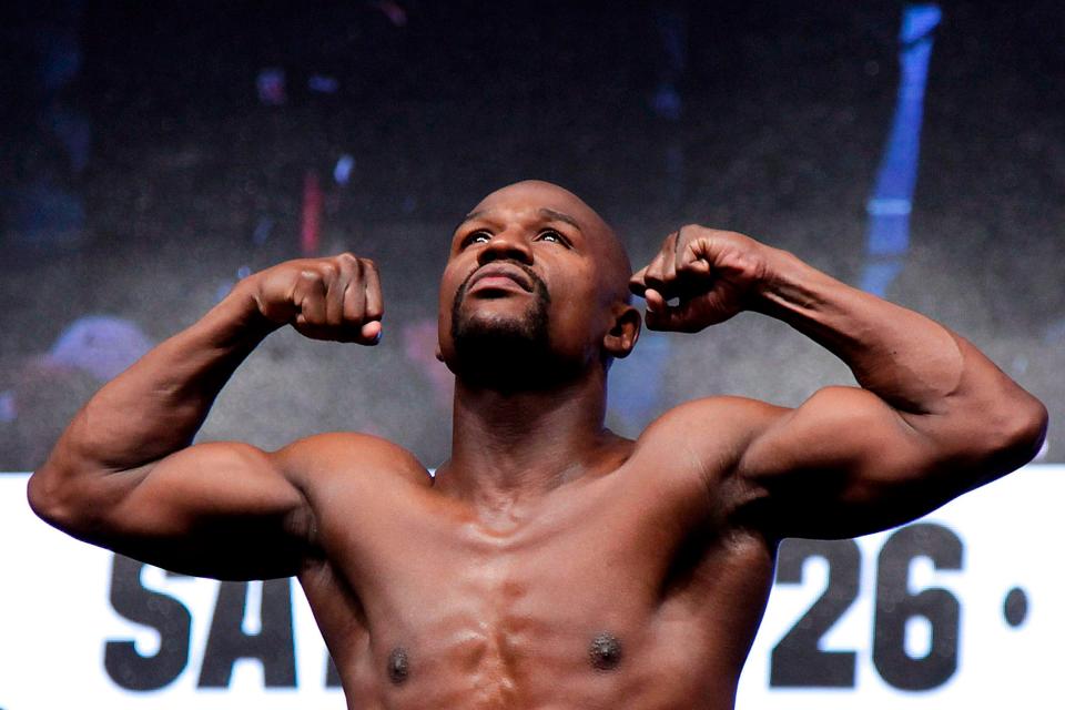 Floyd Mayweather retired from boxing with a perfect 50-0 record