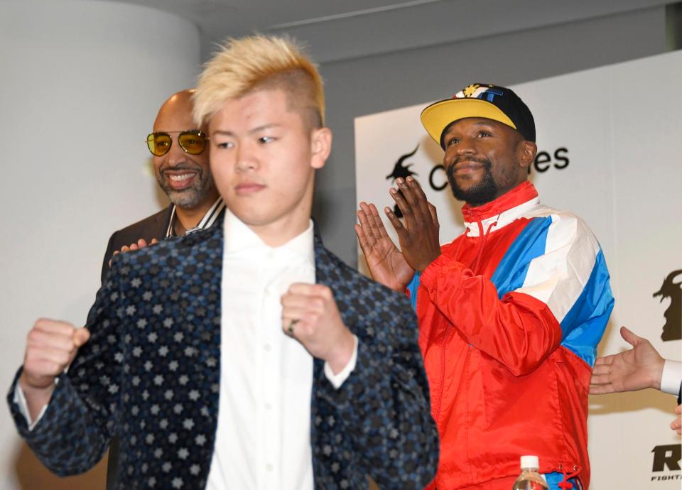 Tenshin Nasukawa will fight Floyd Mayweather on New Year's Eve