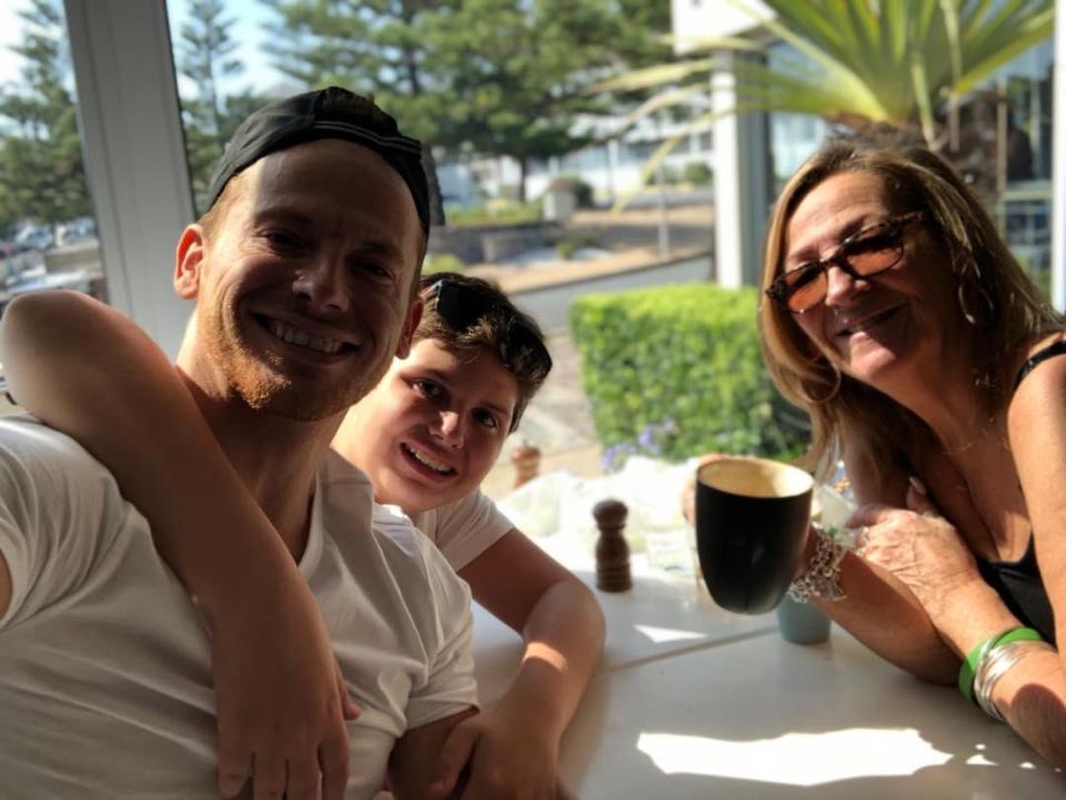  Joe Swash is already in Oz with his mum and son, Harry