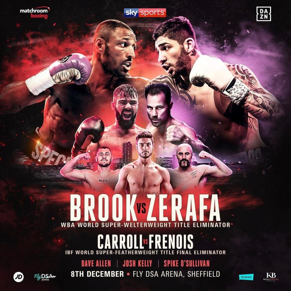 The date has been set for December 8 for the Kell Brook fight