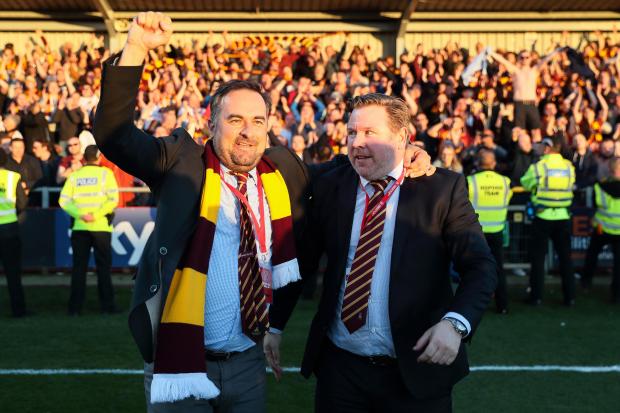 Bradford's German owners Edin Rahic and Stefan Rupp have turned to the man they bought the club from two years ago to help arrest their desperate slide