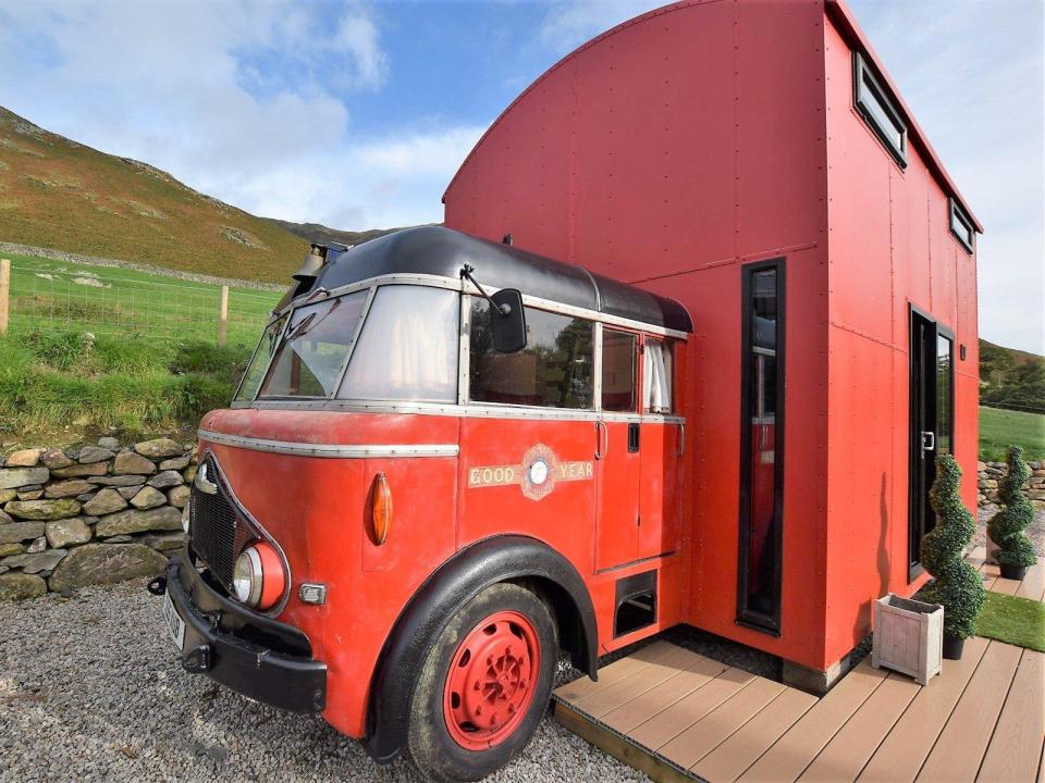  You can spend the night at a converted fire engine in the UK