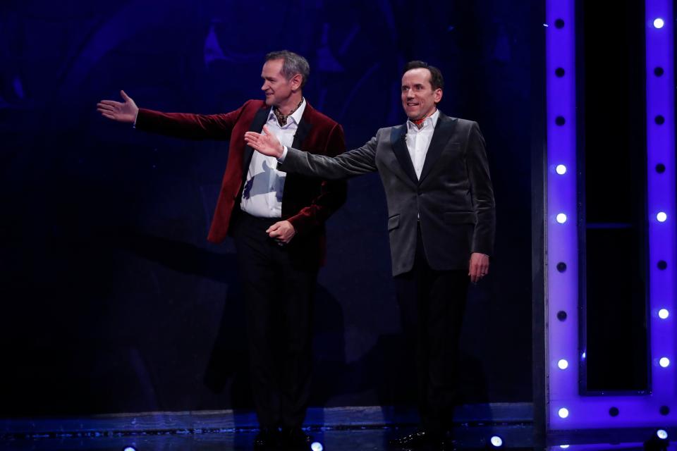  Charles' 70th birthday tribute was hosted by Alexander Armstrong and Ben Miller